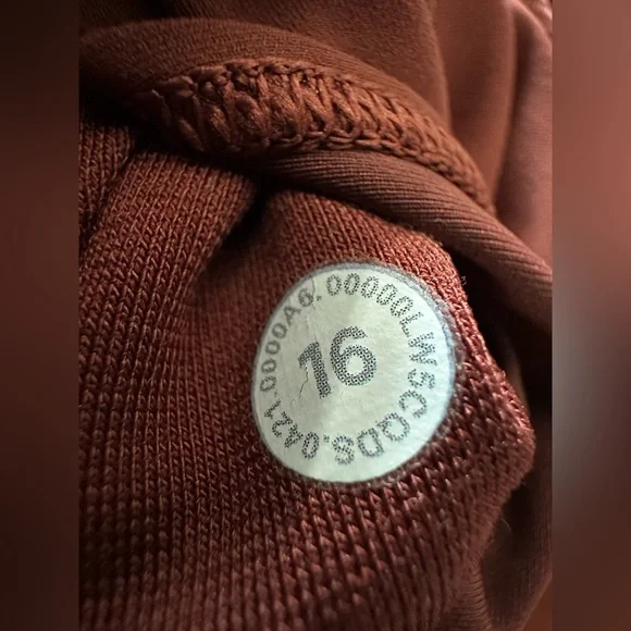 Lululemon Wunder Train High Rise Tight 25” inseam Dark Terracotta size 16 - Picture 7 of 7